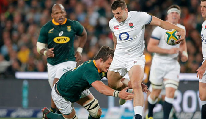  Jonny May says he was on his best form in South Africa. Photograph: Gianluigi Guercia/AFP/Getty Images