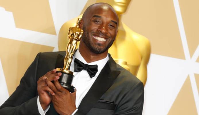  Kobe Bryant won an Oscar for best animated short film for Dear Basketball in 2018. Photograph: Paul Buck/EPA