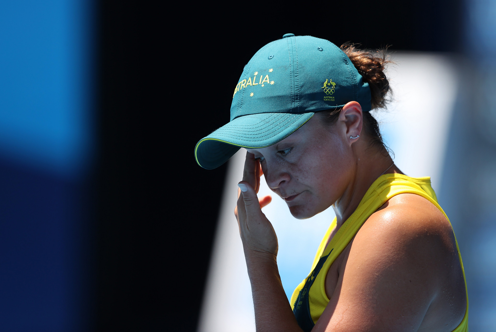 World number one Ashleigh Barty suffered defeat in sweltering temperature ©Getty Images