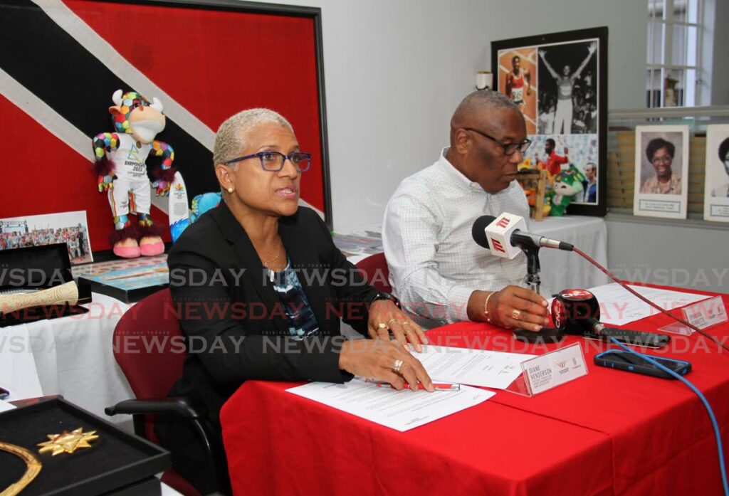 Diane Henderson, left, and Ephraim Serrette. PHOTO BY AYANNA KINSALE (Photo obtained at newsday.co.tt)