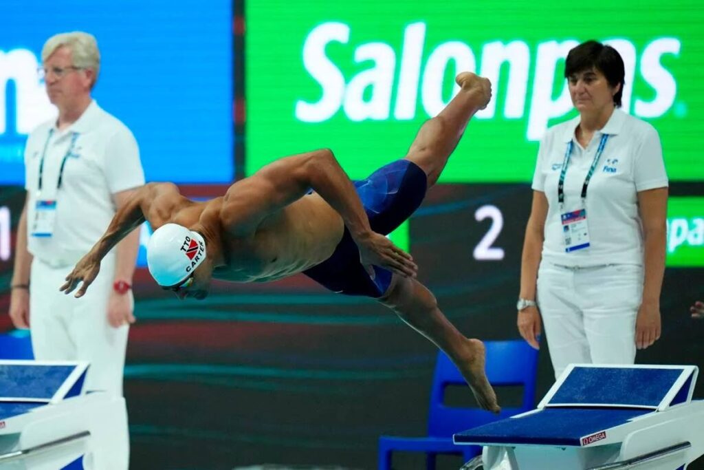 Dylan Carter of Trinidad and Tobago (AP Photo) - (Image obtained at newsday.co.tt)