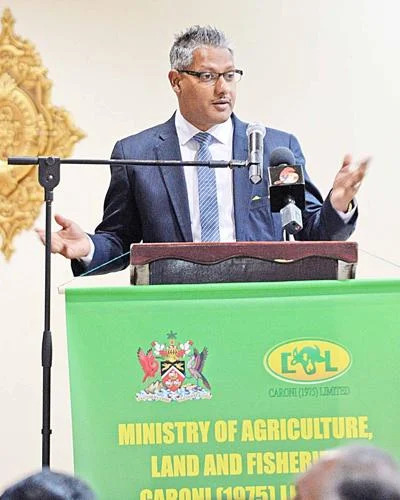 FEATURE SPEAKER: Clarence Rambharat, former minister of agriculture.  DEXTER PHILIP (Image obtained at www.trinidadexpress.com)