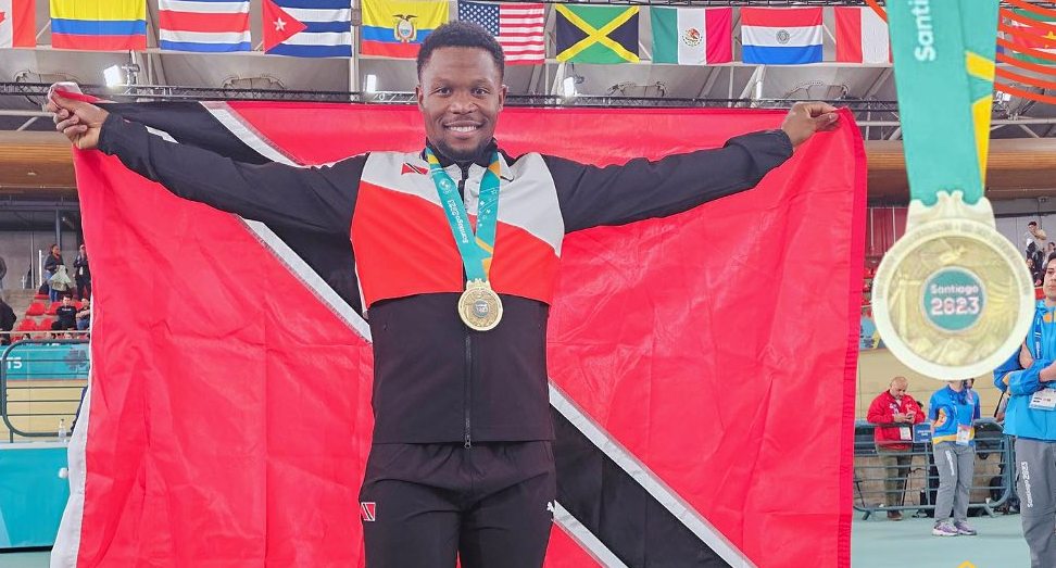 Trinidad and Tobago cyclist Nicholas Paul. (Photo credit - TTCF) (Image obtained at tt.loopnews.com)